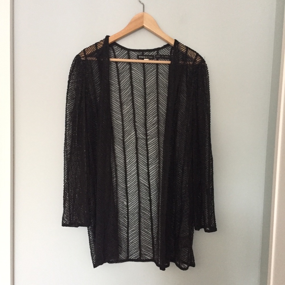 Stunning Vintage Hand Beaded Jacket Blazer